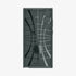 ACS05639 - Galaxy S23 Ultra Case Optik Armor in black showing the back with lens protector slot open